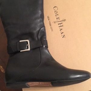 Cole Haan over the knee leather boots